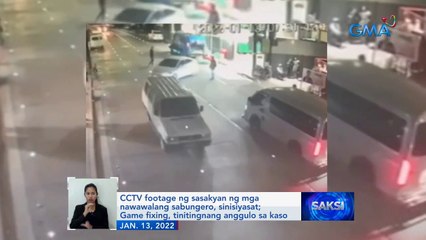 CCTV footage ng sasakyan ng mga nawawalang sabungero, sinisiyasat | Saksi