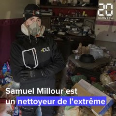 Nettoyeur de l'extrême, Samuel intervient sur des chantiers Diogène
