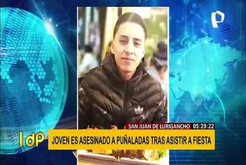 SJL: asesinan a joven de 20 años con tres cuchillazos en el estómago