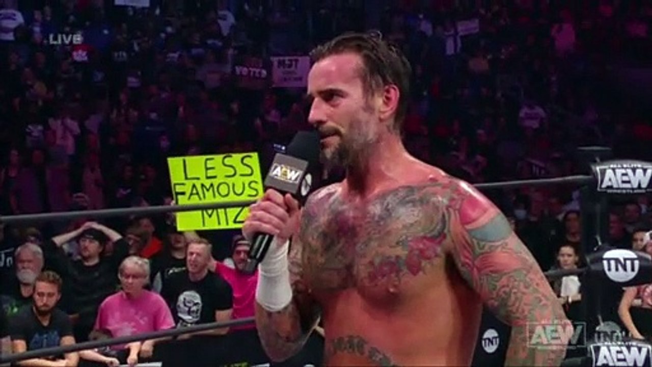 CM PUNK mocks MJF's dressing sense - AEW Dynamite
