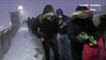 İstanbul Beylikdüzü ilçesinde aşırı kar yağışı nedeniyle hayat durma noktasına geldi
