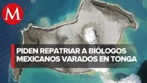 Biólogos mexicanos quedaron varados tras erupciones en Tonga