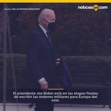 Biden está considerando enviar tropas estadounidenses a la frontera con Ucrania