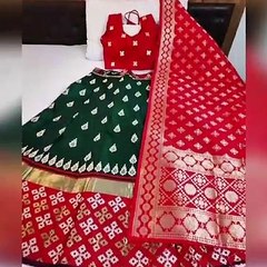 Lehenga choli dupatta set for marriage function