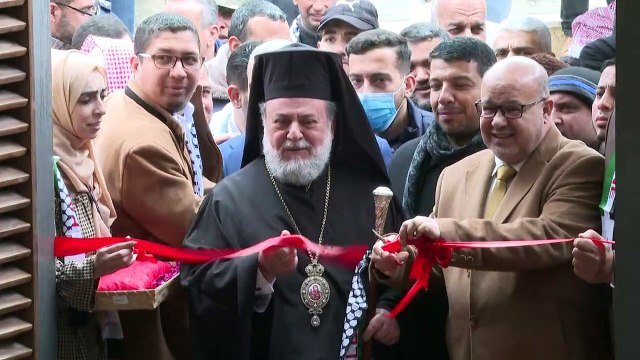 افتتاح موقع كنيسة بيزنطية تعود للقرن الخامس الميلادي في غزة