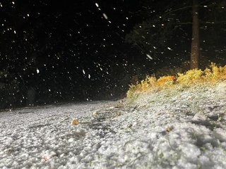 BODRUM'DA KAR YAĞIŞI BAŞLADI