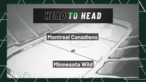 Montreal Canadiens At Minnesota Wild: Moneyline
