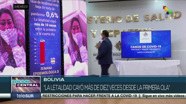 Bolivia: Comienza a disminuir los casos positivos a la Covid-19 durante cuarta ola de contagios