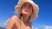 Hailey Bieber Paired Her Tiny Bikini With Two Throwback Staples