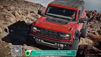 Ford anuncia linha Bronco Raptor 2022 com novidades na carroceria
