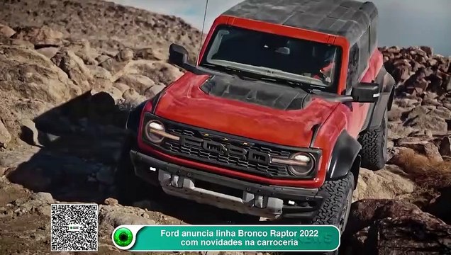 Ford anuncia linha Bronco Raptor 2022 com novidades na carroceria