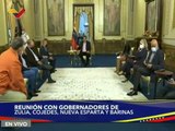 Pdte. Nicolás Maduro encabezó reunión con Gobernadores de Oposición