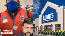 Lowe's Worker HARASSES Victim of Racist Attack