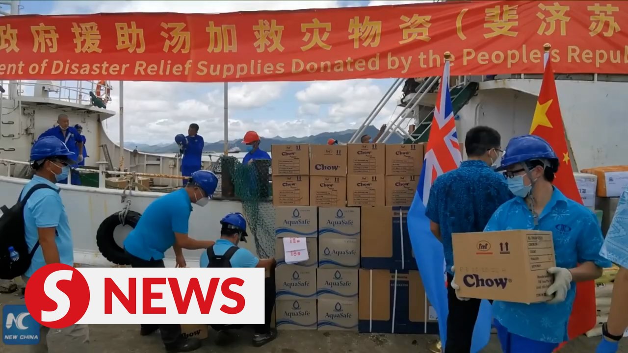 China sends relief supplies to tsunami-hit Tonga