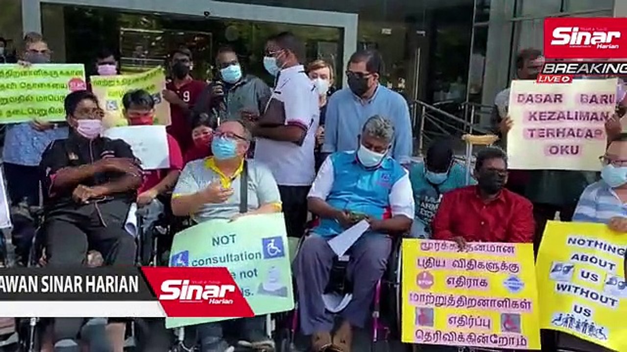 Kumpulan OKU kecewa, gagal jumpa Rina