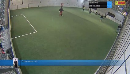 But de valentin (2-2) - TEAM PATIO Vs LES BONOBOS - 24/01/22 20:00 - LIGUE 1 - Poitiers Game Parc