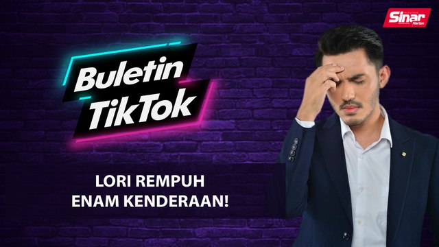 Lori rempuh enam kenderaan!