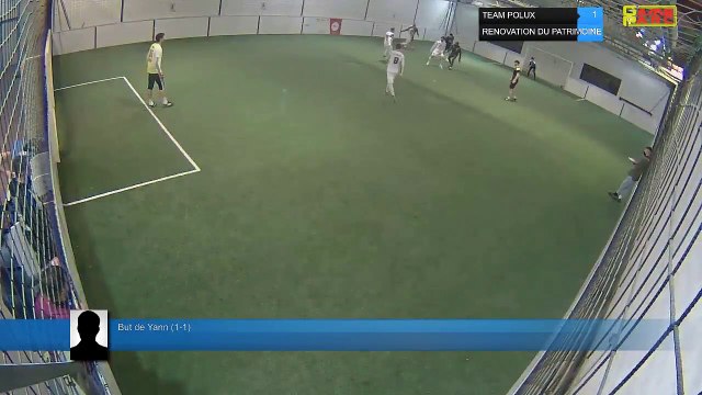 But de Yann (1-1) - TEAM POLUX Vs RENOVATION DU PATRIMOINE - 24/01/22 21:00 - LIGUE 1