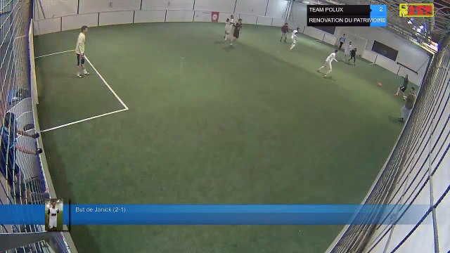 But de Janick (2-1) - TEAM POLUX Vs RENOVATION DU PATRIMOINE - 24/01/22 21:00 - LIGUE 1