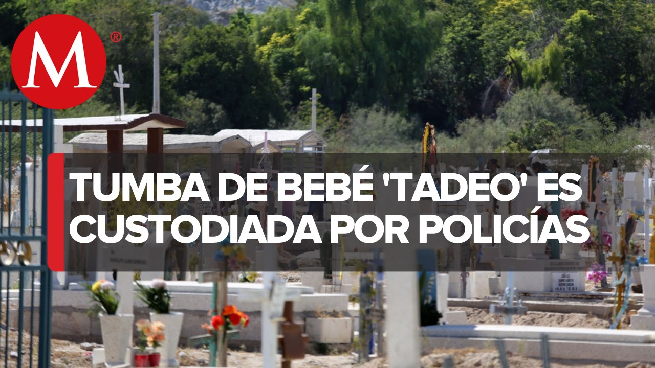 El día de ayer el bebé "Tadeo" fue enterrado ayer por segunda ocasión