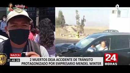 Empresario Mendel Winter protagoniza accidente donde mueren dos personas