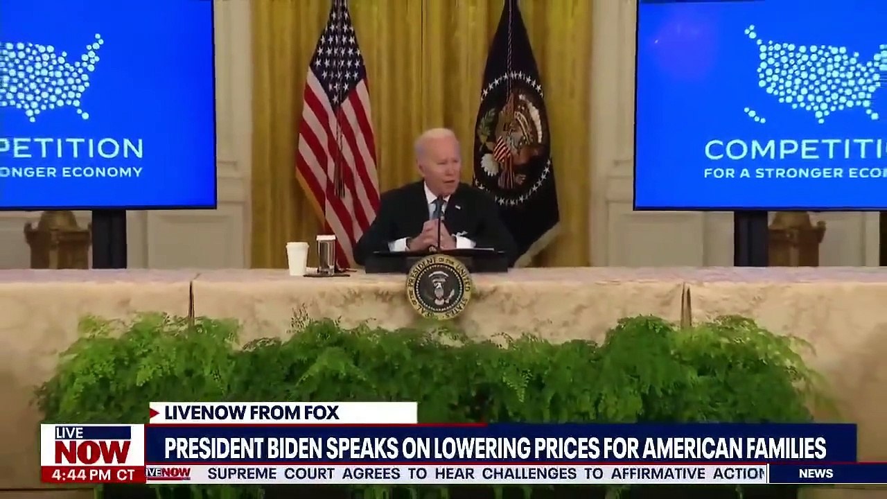 L'image de la nuit : Joe Biden traite un journaliste de Fox News de "Fils de pute" en pensant son micro éteint et après une question sur l'inflation dans le pays