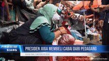 Presiden Joko Widodo Memberi Bantuan untuk Pedagang Pasar Baru Tanjung Enim, Sumatera Selatan