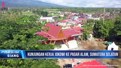 Presiden Jokowi Apresiasi Upaya Kota Pagar Alam sebagai Kota Energi Hijau