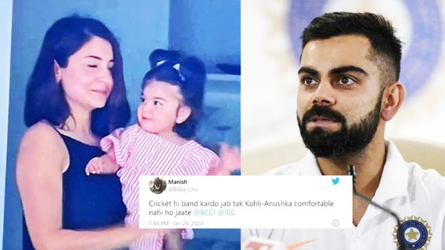 Fans Suggest ‘Don’t Telecast India’s Live Matches’ After Virat Kohli’s Daughter’s Pics Go Viral