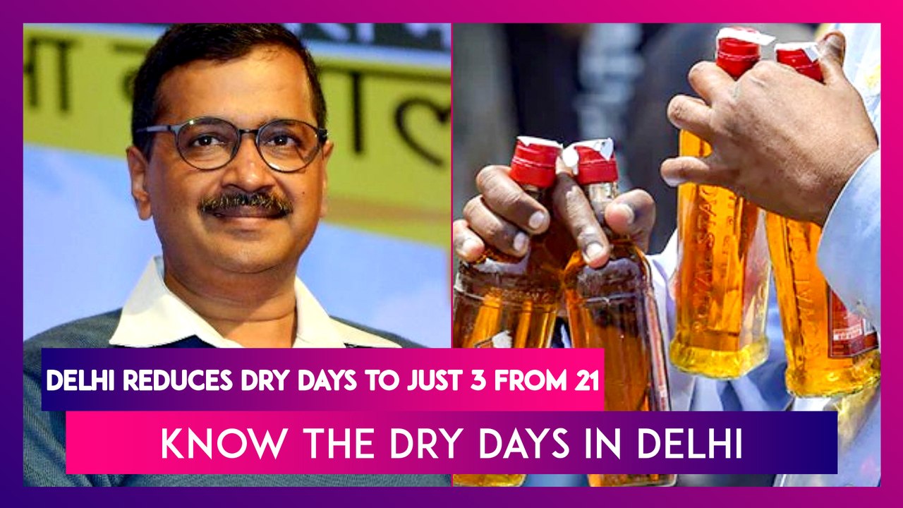 Delhi Reduces Dry Days In National Capital Regi...