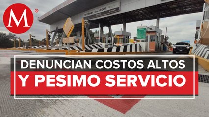 Usuarios se oponen al sistema "Ponchallantas" en el circuito exterior mexiquense