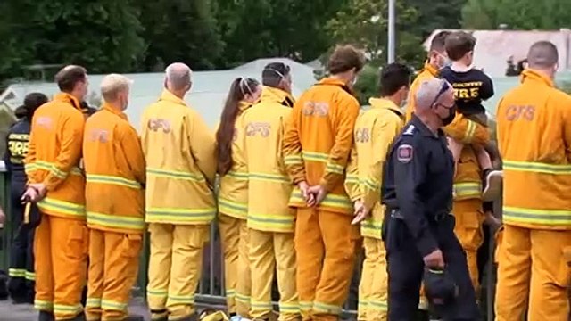 SA firefighters gather to tribute fallen colleague