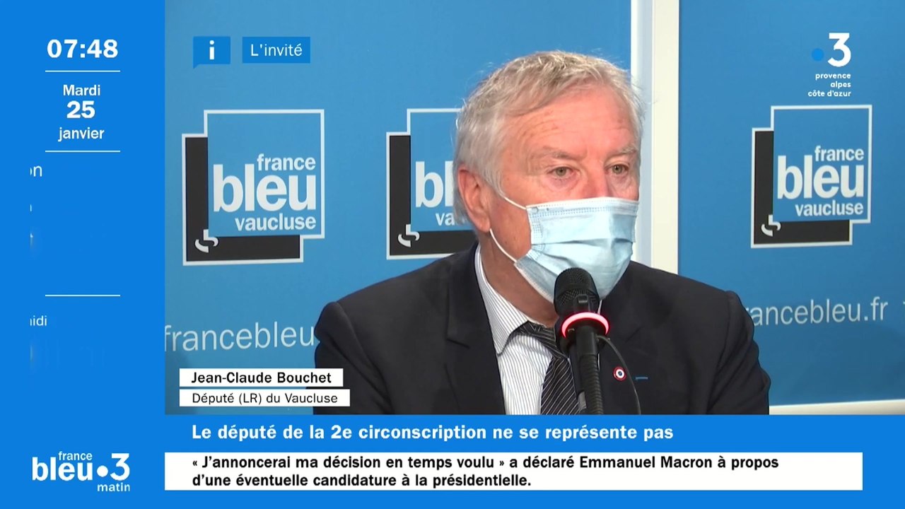 Jean-Claude Bouchet invité de France Bleu Vaucluse