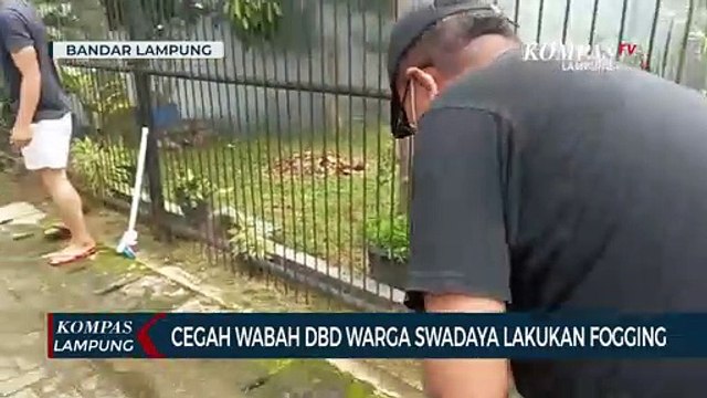5 Orang Terserang DBD, Warga Swadaya Lakukan Fogging