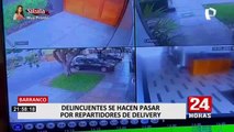 Barranco: delincuentes fingen ser delivery y roban a vecinos del distrito