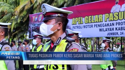 Forkompinda Jember Lakukan Gelar Apel Pasukan 'Pamor Keris'