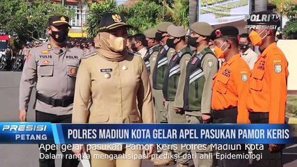 Polres Madiun Kota Gelar Apel Pasukan 'Pamor Keris