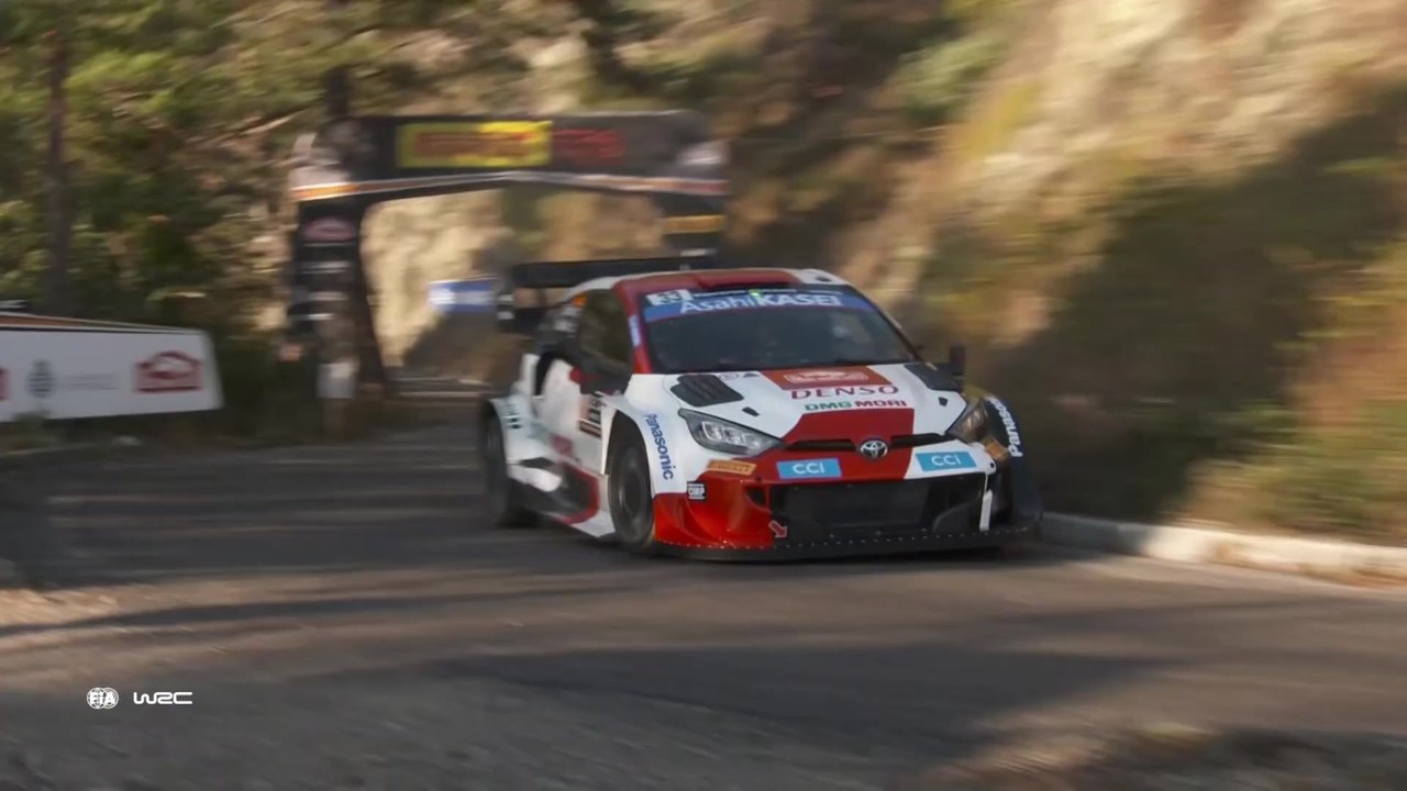 Sébastien Ogier outgunned arch-rival Sébastien Loeb in a spectacular opening night of the FIA World Rally Championship 2022