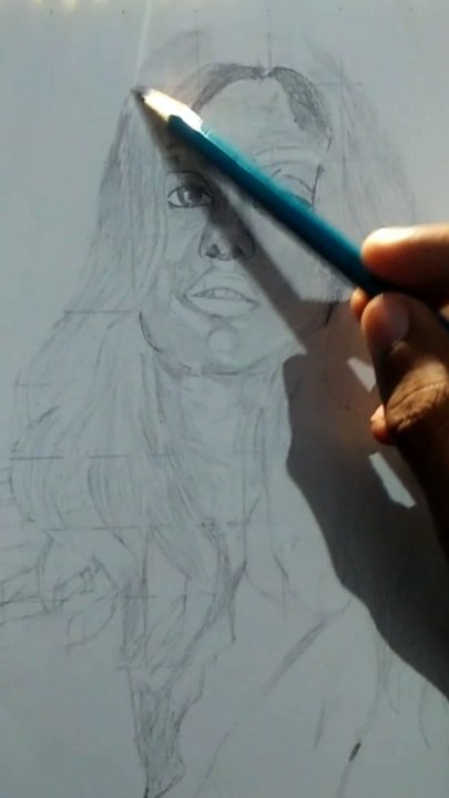 #janvikapoor #art #pencildrawing #pencilsketch #artwork #lakkuartsshorts #hairdrawing #hair #shorts