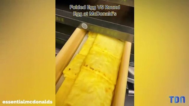 Un employé de McDonald's a laissé les amateurs de restauration rapide déconcertés après avoir expliqué la différence entre les œufs pliés et ronds qui figurent tous deux sur le menu du petit-déjeuner de la chaîne