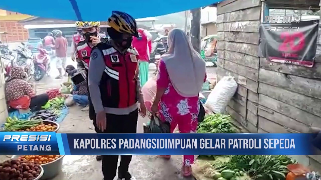 Kapolres Padangsidimpuan Lakukan Patroli Sepeda dalam Rangka Meminimalisir dan mencegah terjadinya tindak kejahatan di perumahan