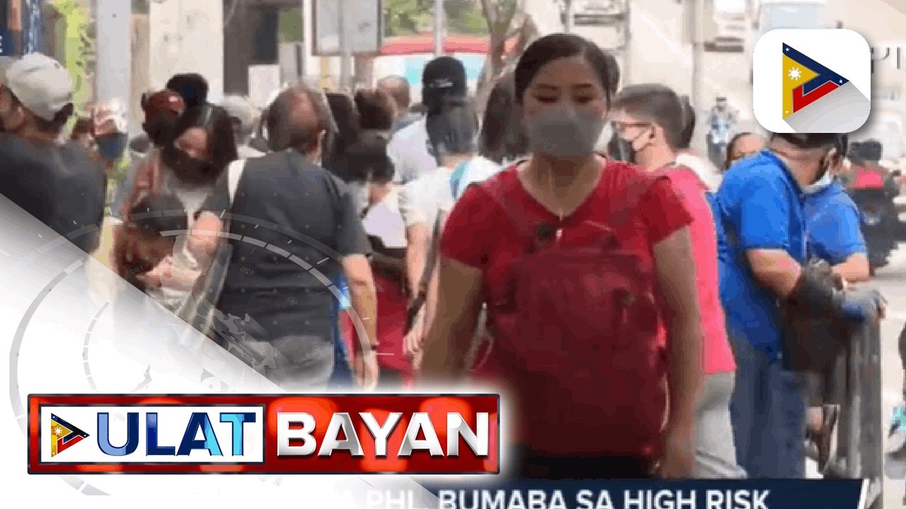 COVID-19 sa PHL, bumaba sa high risk classification mula sa dating critical risk; Pres. Duterte, bukas sa pagbibigay ng bakuna sa mga NPA