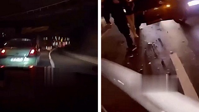 Il roulent n'importe comment sur le périphérique Parisien et se crachent