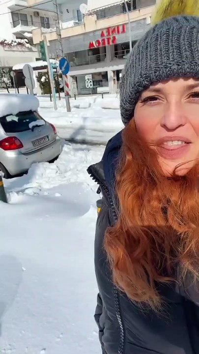 Κακοκαιρία Ελπίδα: Σισσύ Χρηστίδου: Οι συγκλονιστικές εικόνες από την Πεντέλη μετά την σφοδρή χιονόπτωση
