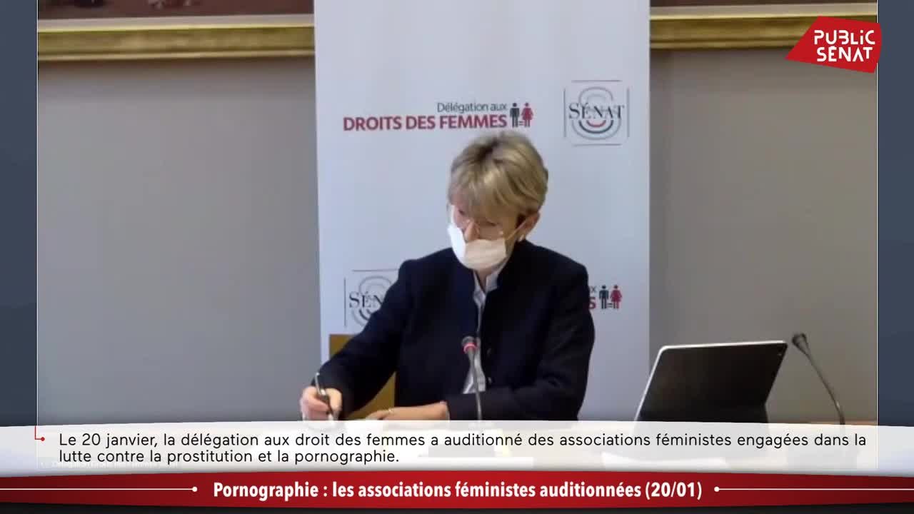 Pornographie : les associations féministes auditionnées - Les matins du Sénat (25/01/2022)