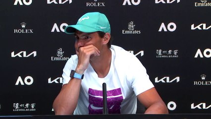 Open d'Australie 2022 - Rafael Nadal : "I think Denis Shapovalov is wrong... I like him a lot, he's a good guy with a lot of talent to win several Grand Slams"