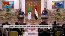 الرئيس تبون: الباعث الإقتصادي في المبادلات وتسهيل الاسثمار أخذ حيز من المحادثات مع الرئيس المصري