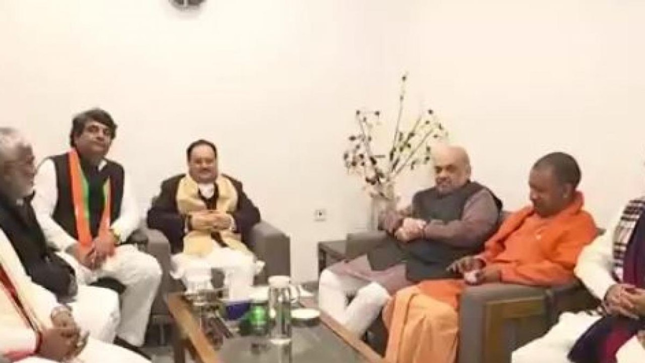 RPN Singh meets JP Nadda, Amit Shah, Yogi in Delhi