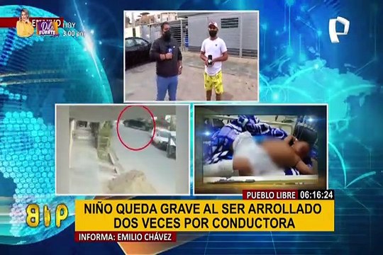 Pueblo Libre: niño fue atropellado dos veces por irresponsable conductora quien se dio a la fuga