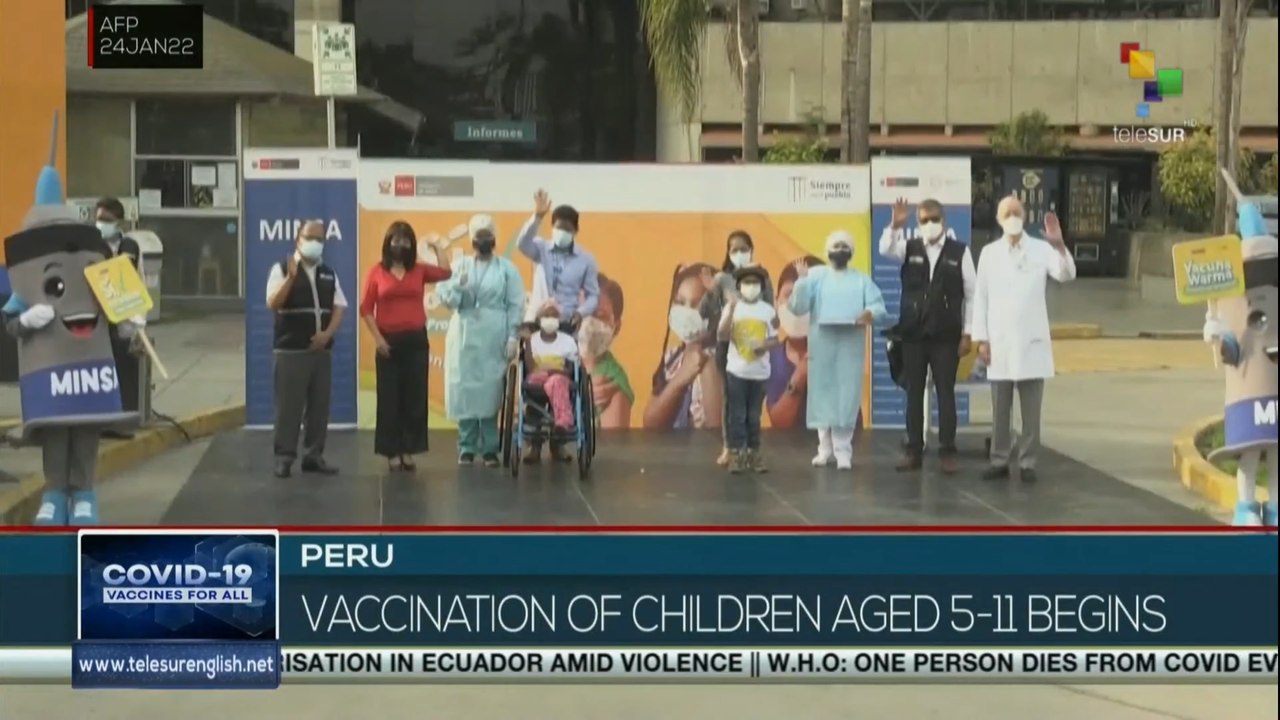 Peru has begun vaccinating children since
